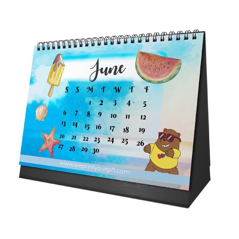 Cute Bears Desk Calendar 2026 - WE PRINT