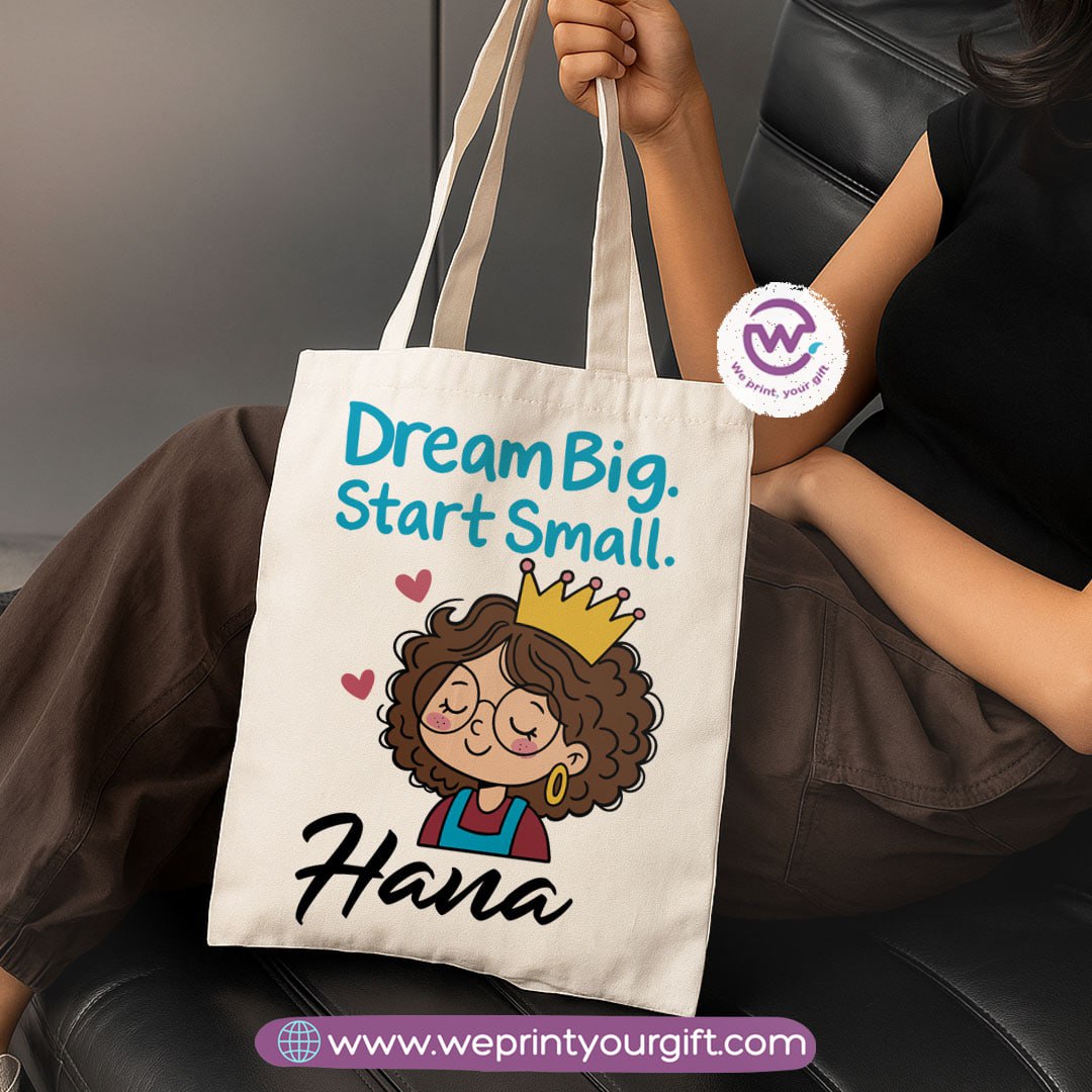 Cartoon Character Canvas Tote Bag