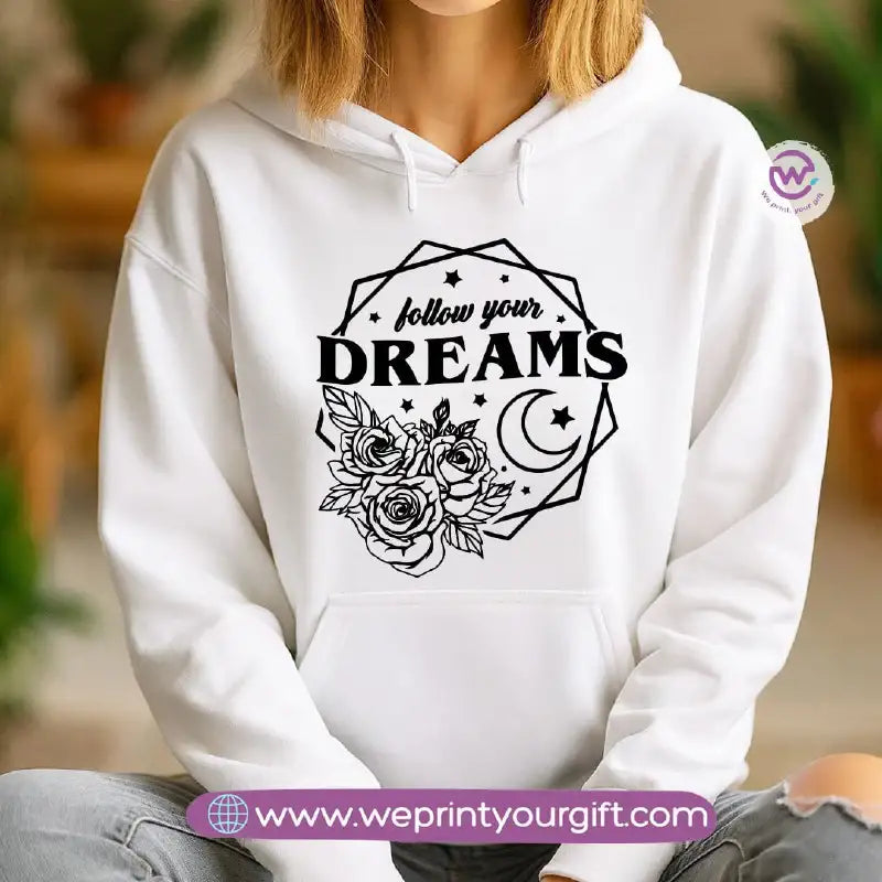 One Line Art Motivational Hoodie – Cotton Melton Unisex - WE PRINT