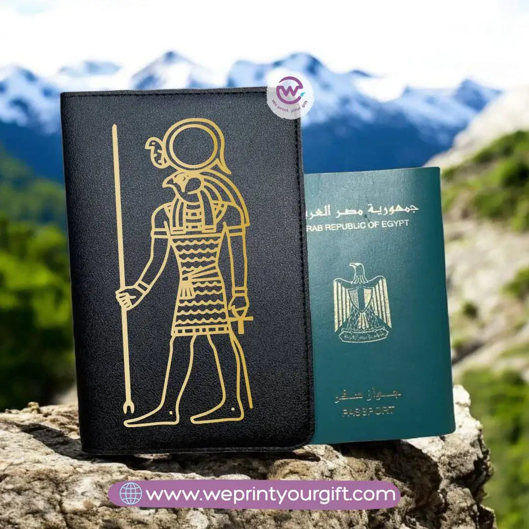 Egyptian Pharaonic Passport Cover – Artistic Travel Edition - WE PRINT