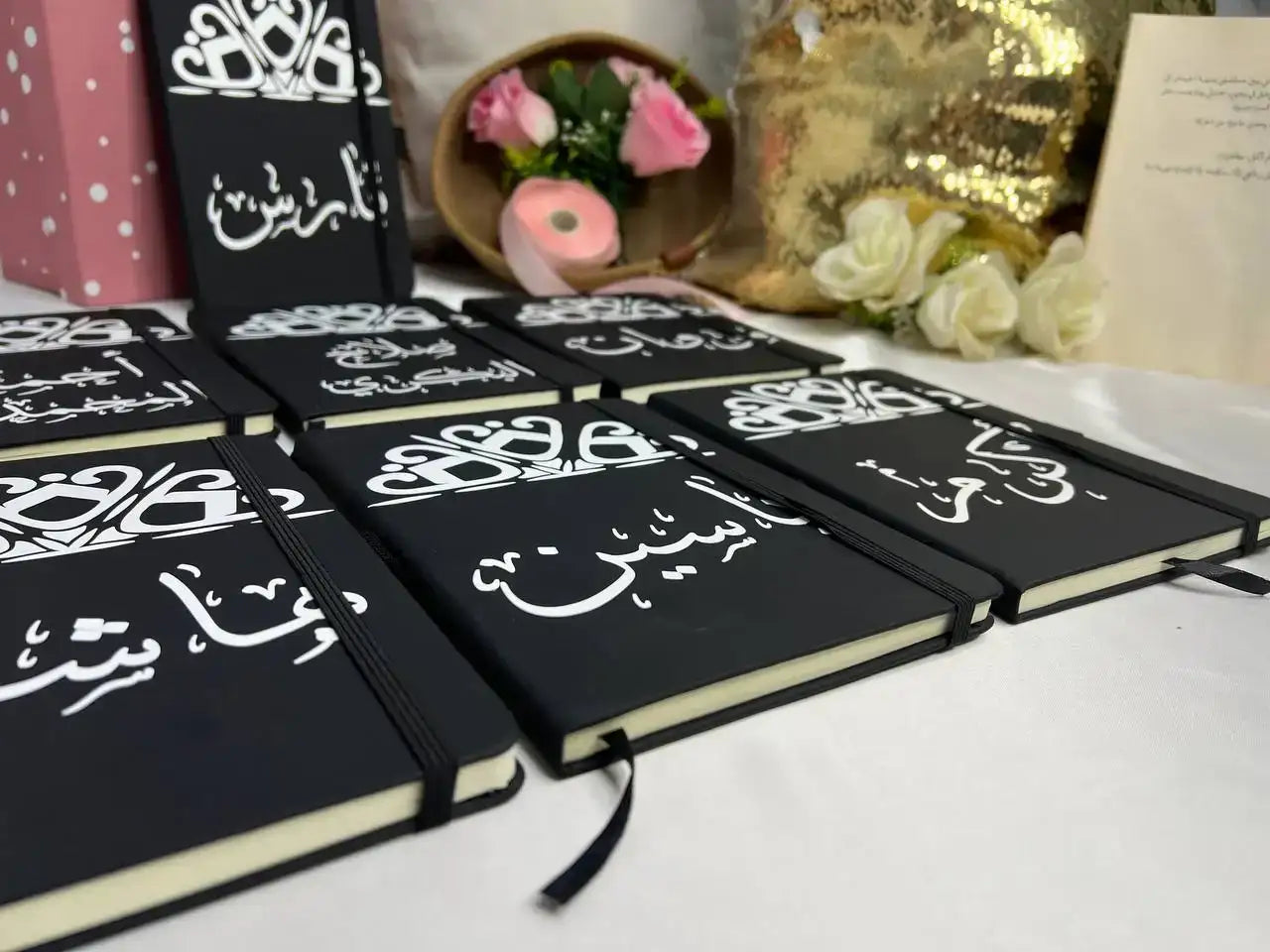 Black Notebook with Elastic Band - Buy 2 Get 1 Free - WE PRINT