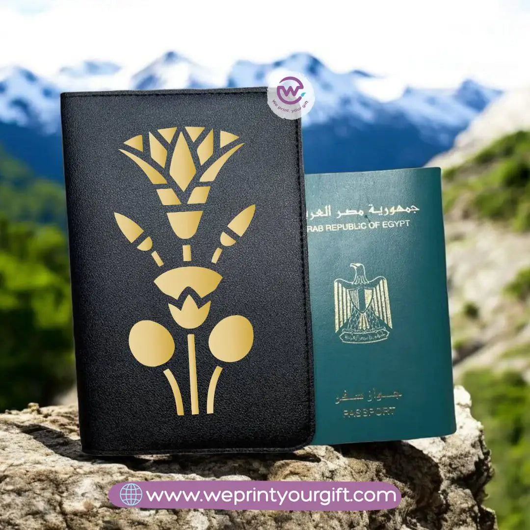 Egyptian Pharaonic Passport Cover – Artistic Travel Edition - WE PRINT