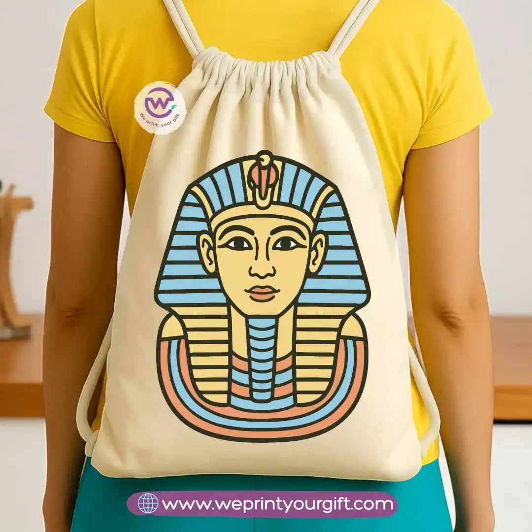 Pharaonic Egyptian Drawstring Backpack – Ancient Art Inspired Designs - WE PRINT