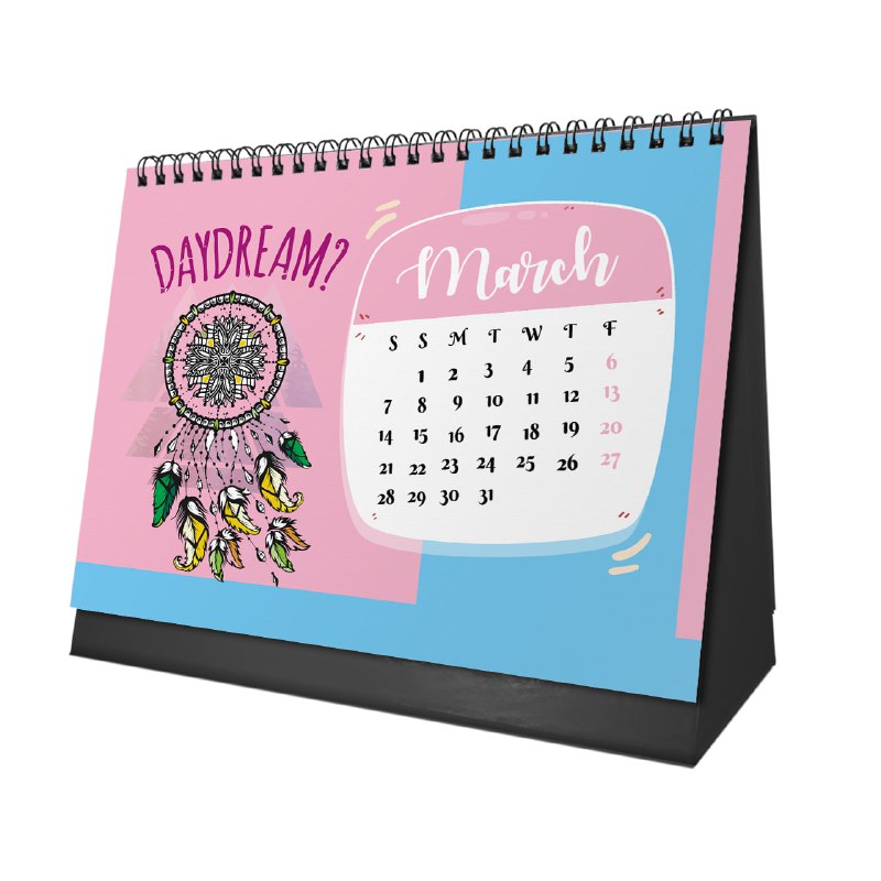 Dreamcatcher Desk Calendar 2026 - WE PRINT