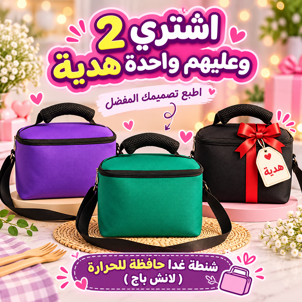 Lunch Bag - Buy 2 Get 1 Free