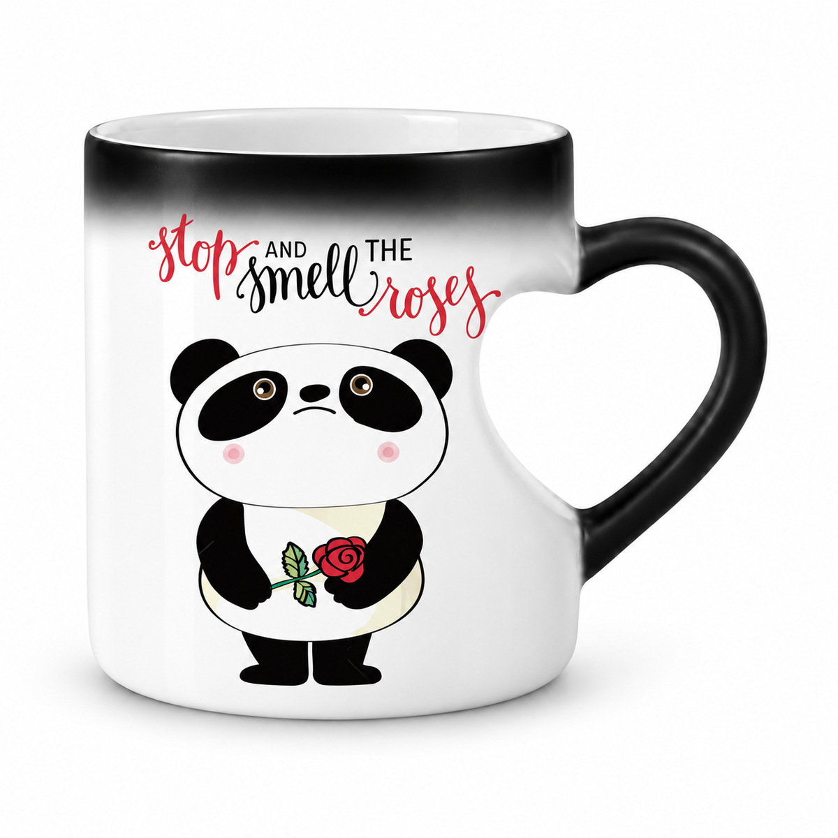 Magic Heart Handle Mug – Panda Designs | 350 ml