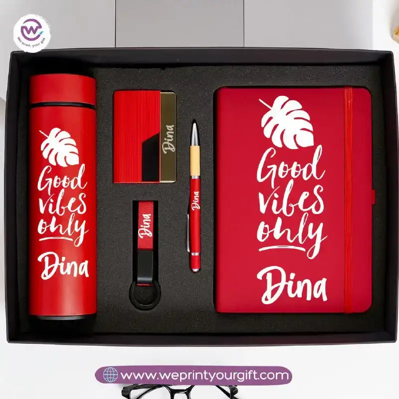Personalized Success Gift Box with Name – 5-Piece Motivational Luxury Set - WE PRINT