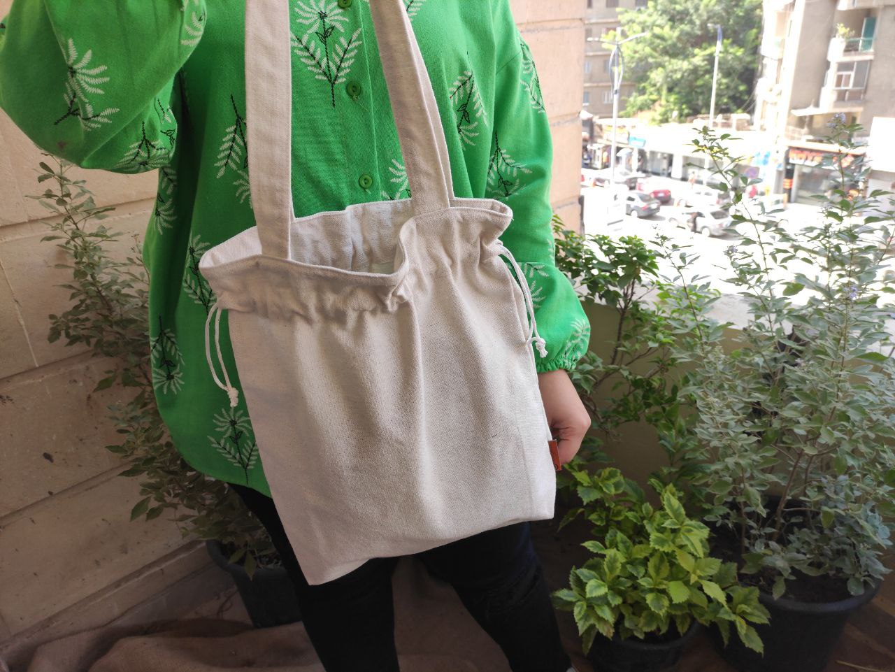 Tote bag with string- Customization Option