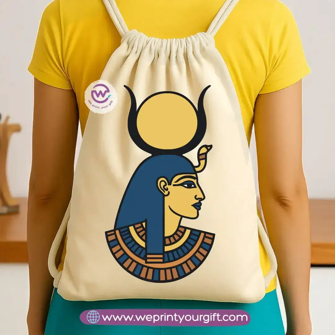 Pharaonic Egyptian Drawstring Backpack – Ancient Art Inspired Designs - WE PRINT