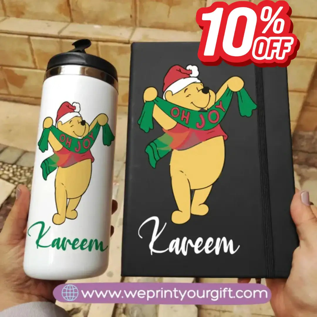 Christmas set (Starbucks mug+ Rubber notebook) - WE PRINT