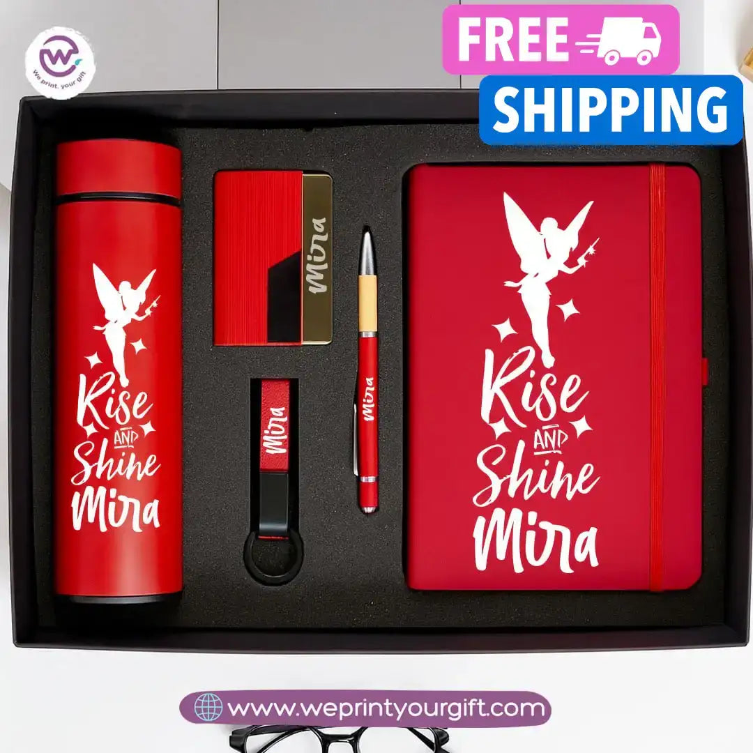 Personalized Success Gift Box with Name โ 5-Piece Motivational Luxury Set - WE PRINT