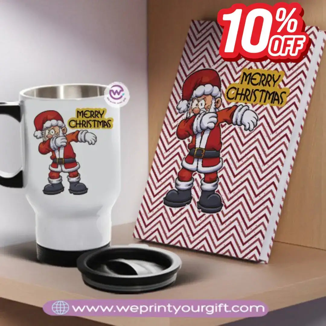Christmas Notebook & Travel Mug Set – Festive Personalized Gift | We Print Your Gift - WE PRINT