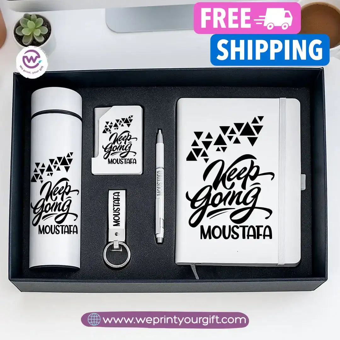 Personalized Inspirational Gift Box with Name – 5-Piece Elegant Motivation Set - WE PRINT
