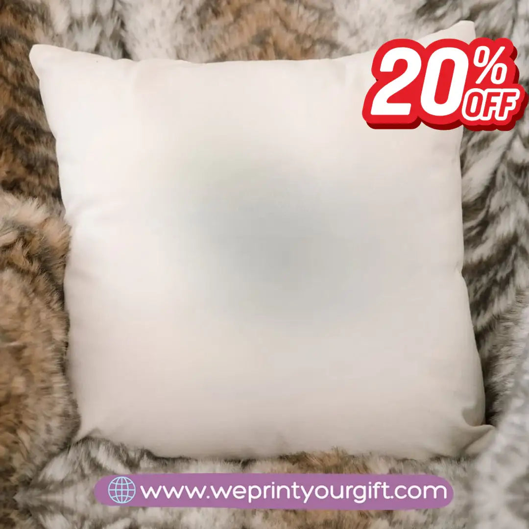 Square Cotton Fabric Cushion -Ramadan Offer- 20 % Discount - WE PRINT