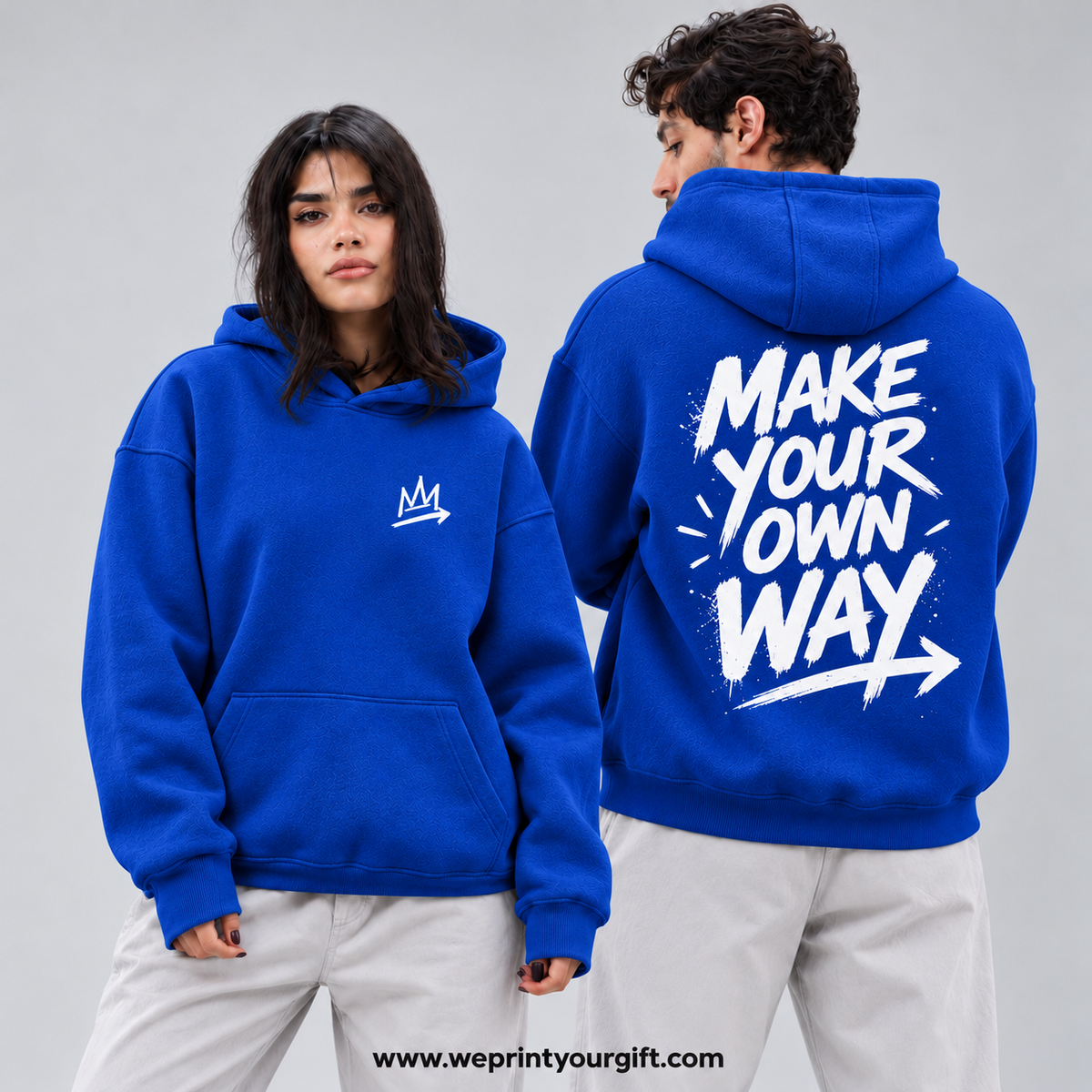 Unisex "Daily Inspiration" Hoodie - Premium Melton Cotton