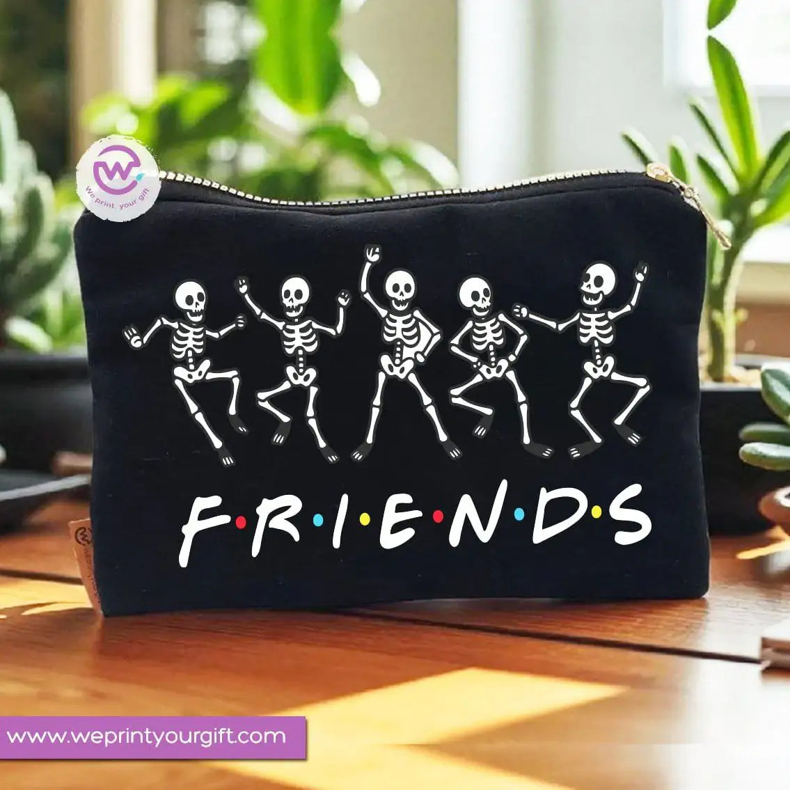 Halloween Makeup Bag & Pencil Case – Spooky Cotton Pouch with Fun Designs - WE PRINT