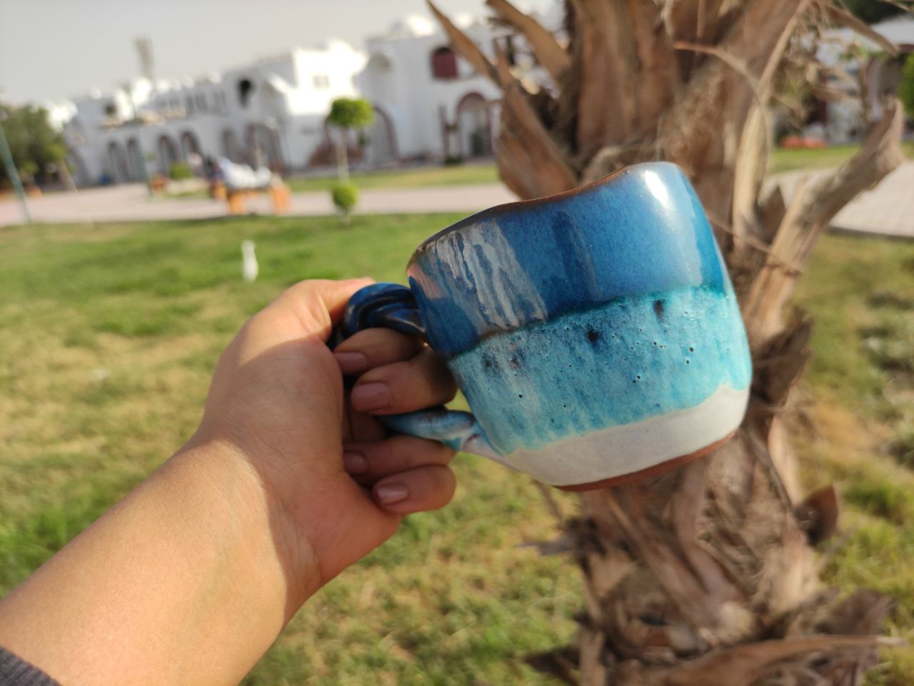 The Sea Handmade Pottery Mug – 300 ml- Customization Options