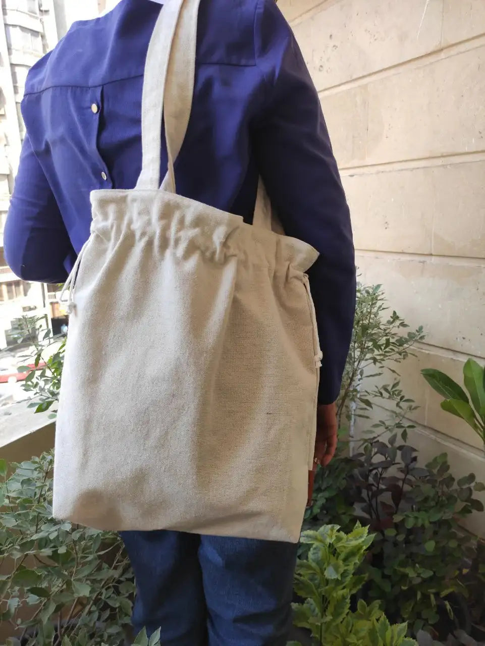 Tote bag with string- Customization Option - WE PRINT