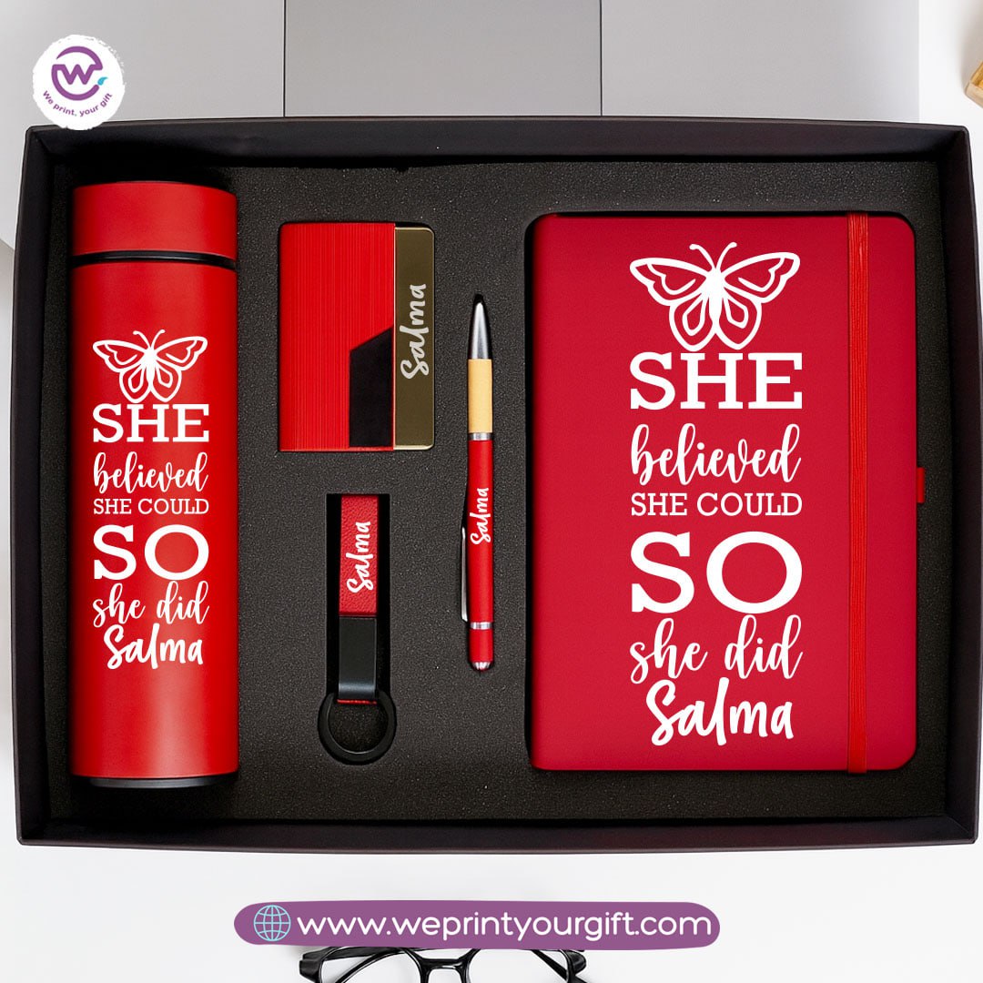 Personalized Success Gift Box with Name – 5-Piece Motivational Luxury Set