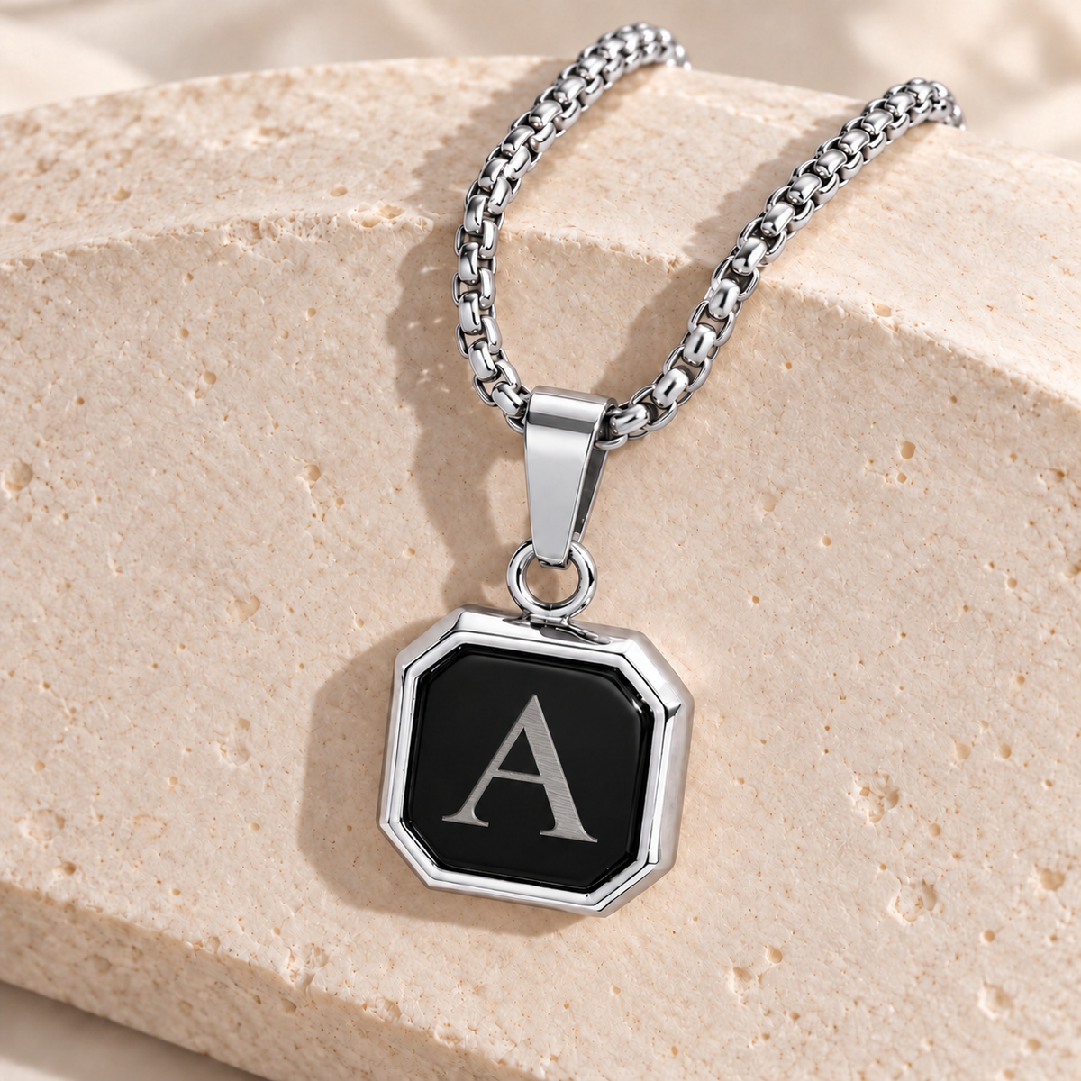 Personalized Initial Necklace – Gold & Silver Tones