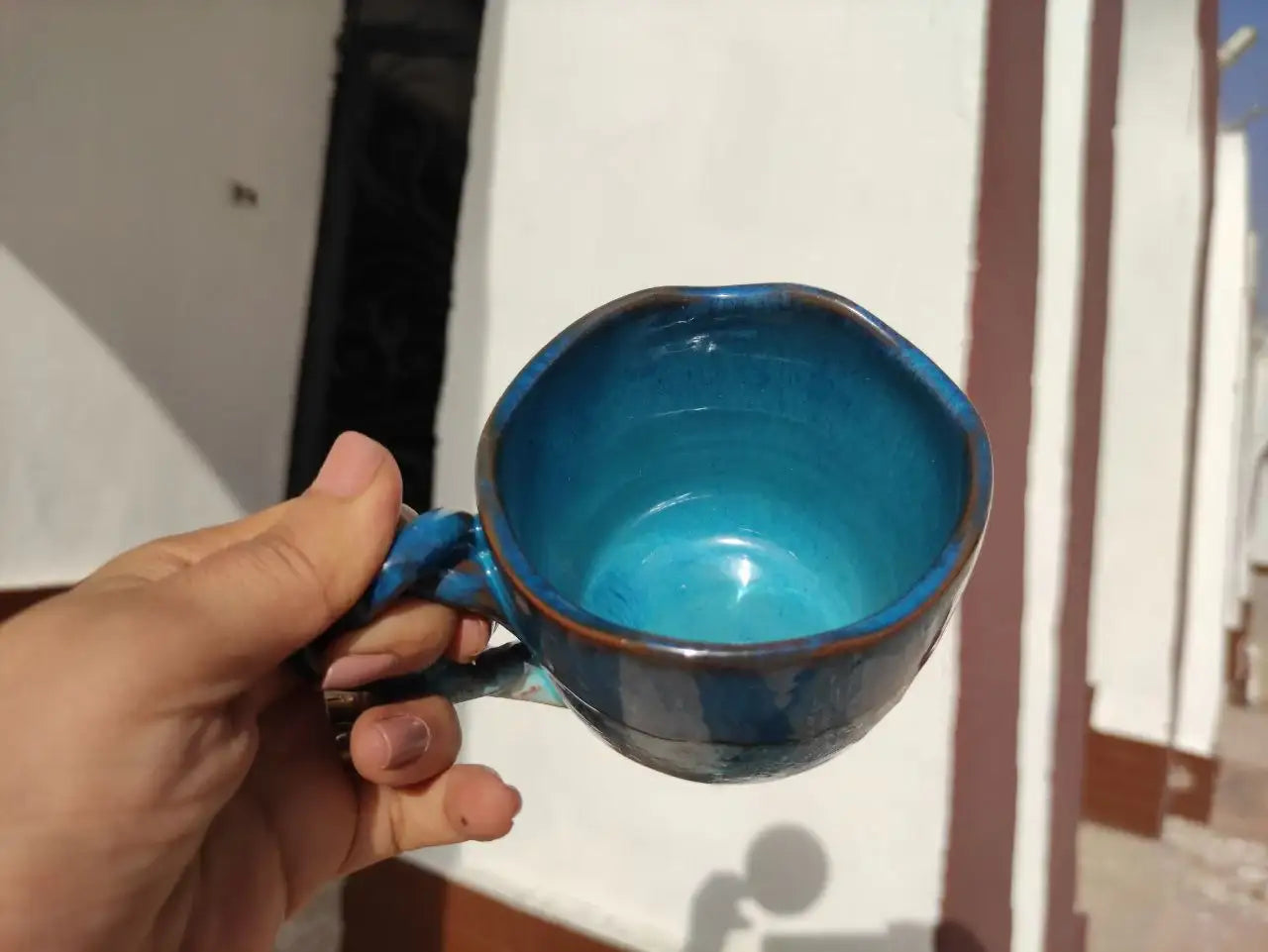 The Sea Handmade Pottery Mug – 300 ml- Customization Options - WE PRINT