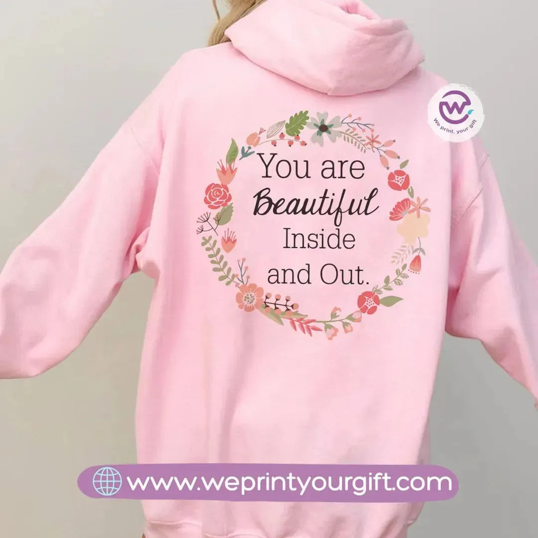 Adult hoodie-English Motivational Quotes - WE PRINT