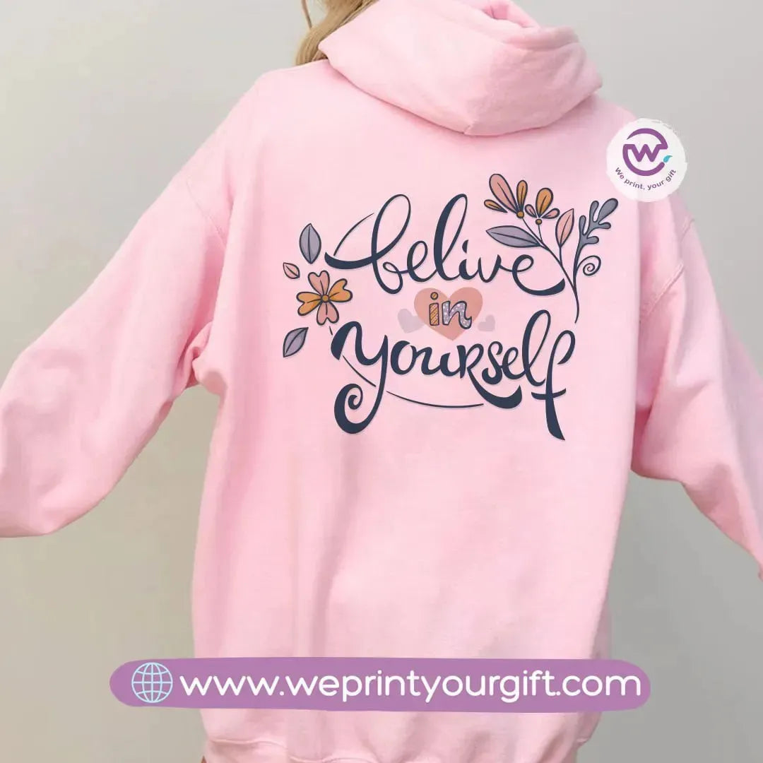 Adult hoodie-English Motivational Quotes - WE PRINT