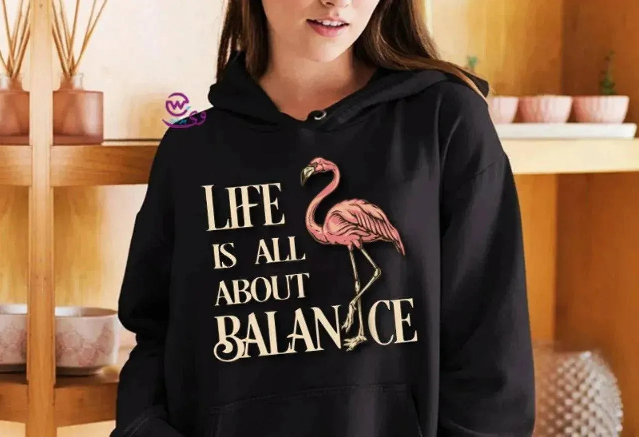 Adult Hoodies FLAMINGO-A - WE PRINT