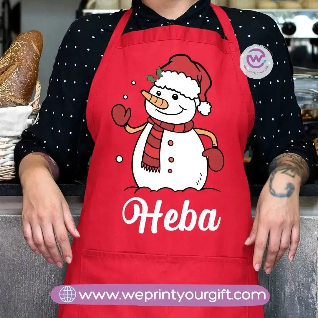 Apron-Snow man - WE PRINT