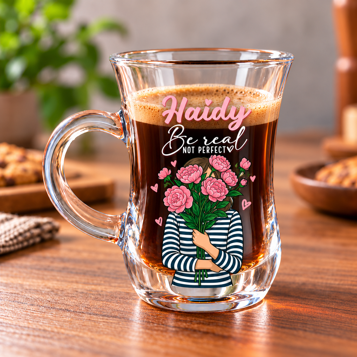 Glass Espresso Coffee Cups – Digital Art Designs & Creative Coffee Gifts