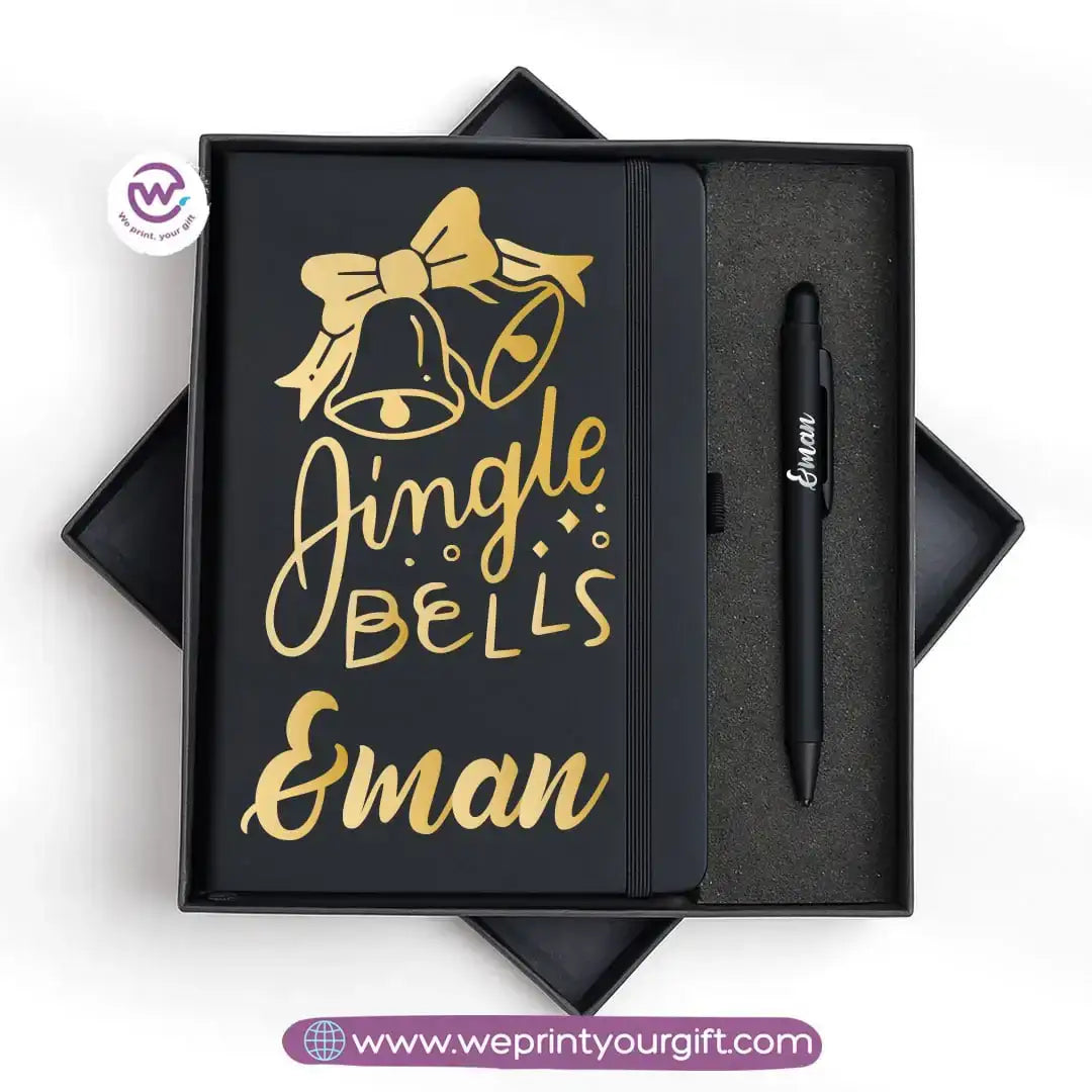 Christmas Special – Personalized Notebook & Engraved Pen Gift Box - WE PRINT