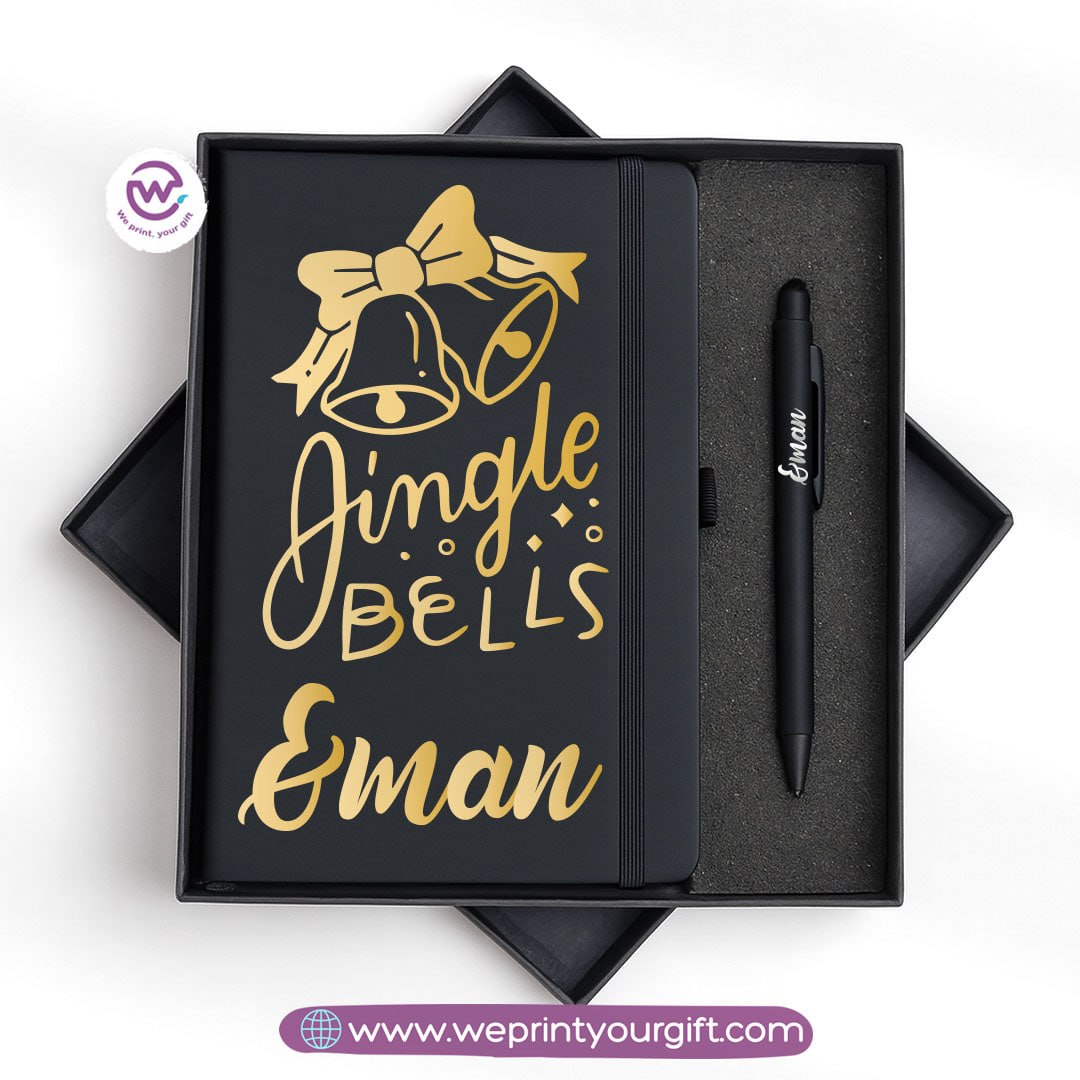 Christmas Special โ Personalized Notebook & Engraved Pen Gift Box