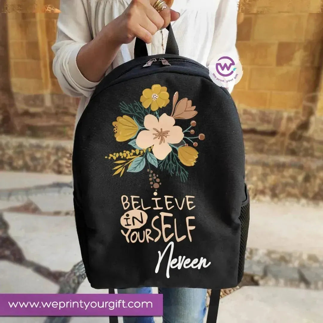 Backpack- English quotes-A - WE PRINT