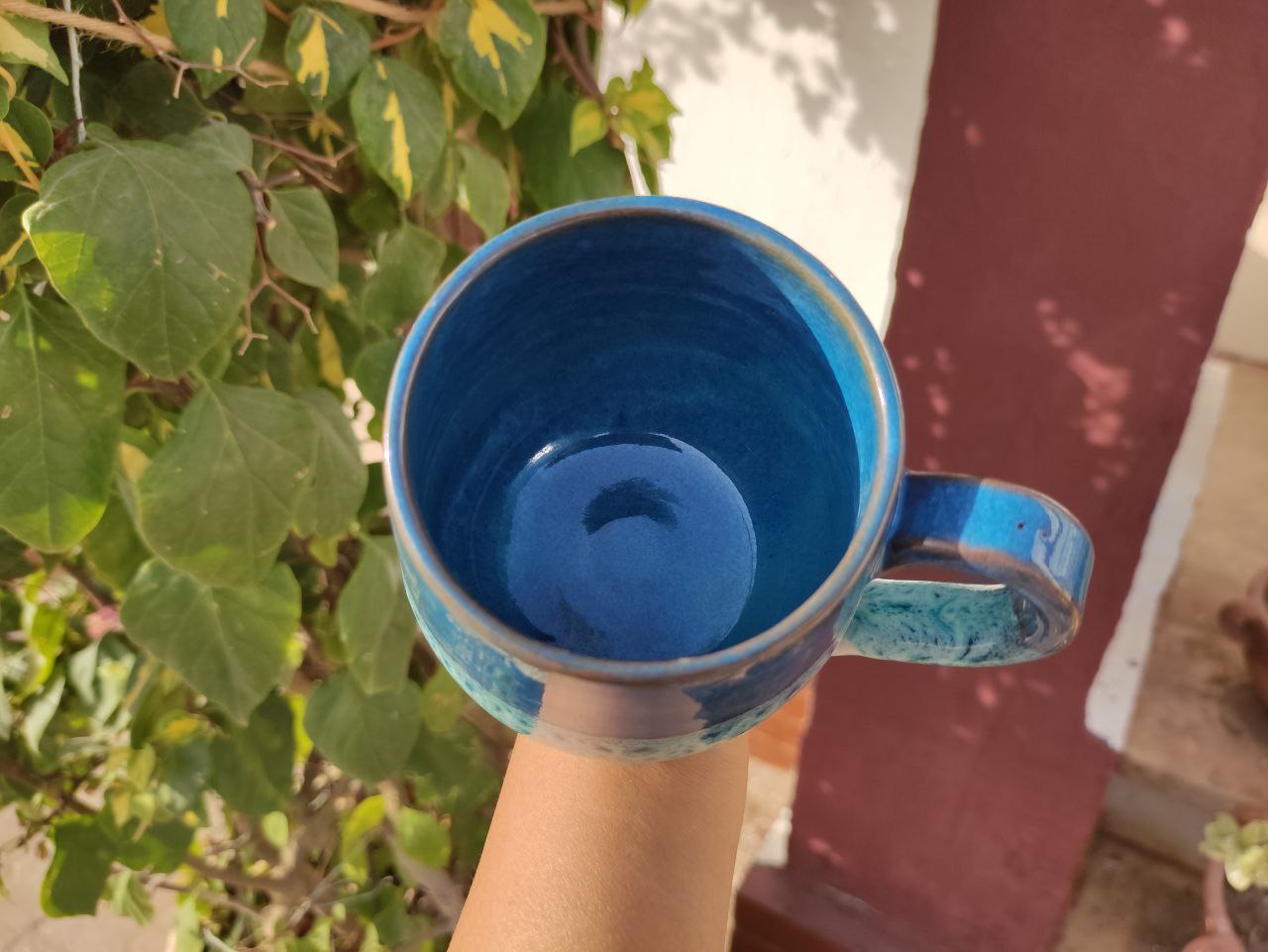 Ocean Handmade Pottery Mug – 400 ml- Customization Options