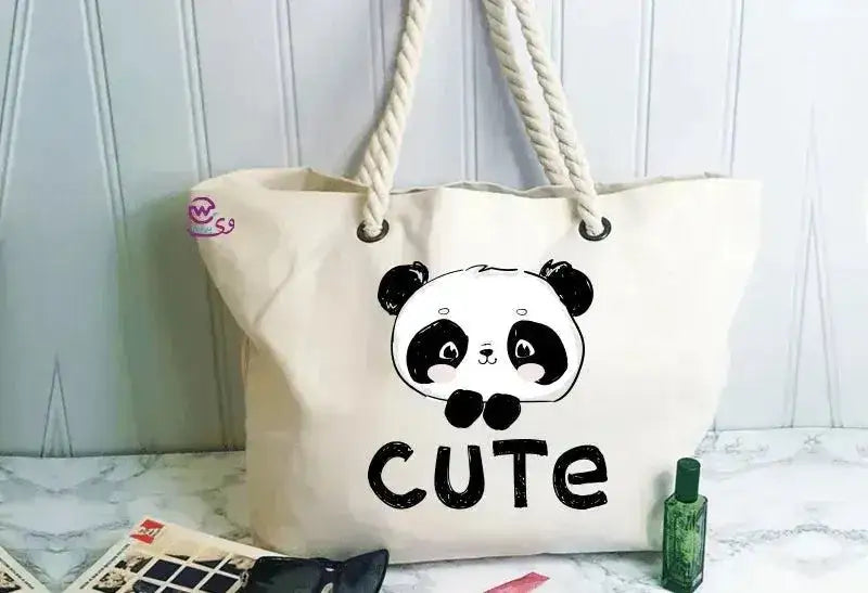 Beach -Bag- Panda - WE PRINT