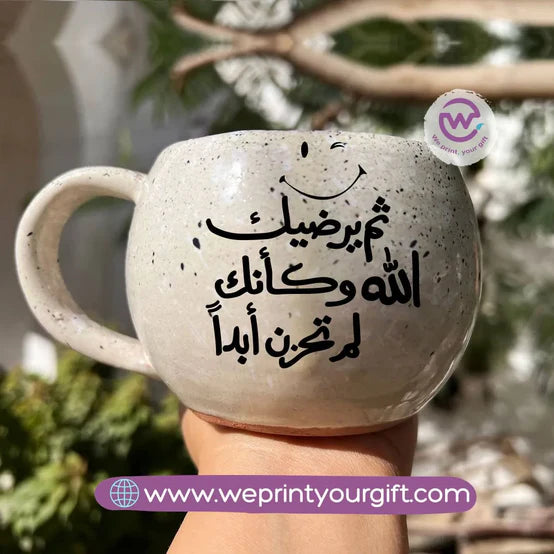Bowl Marble Pottery Mug 350 ml - Customization Options
