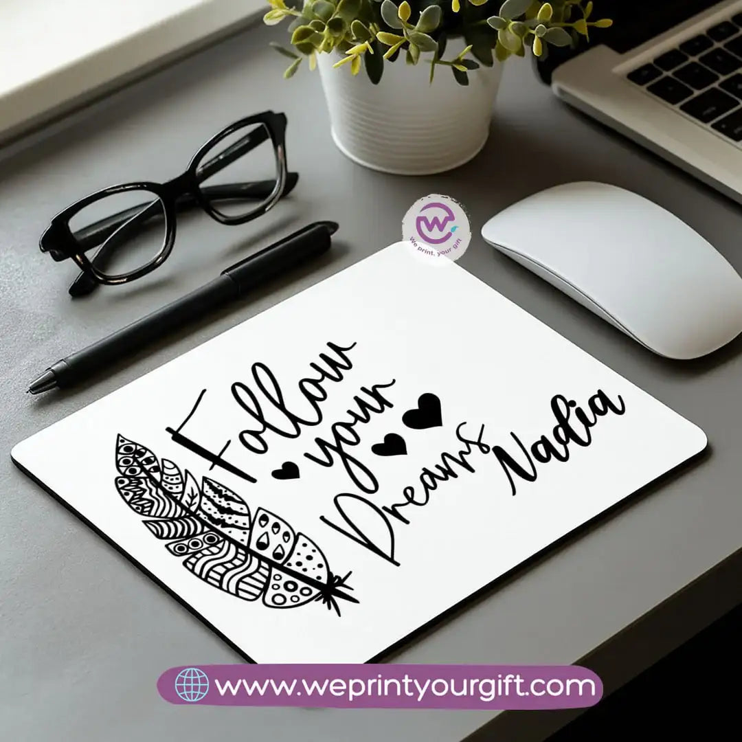 One Line Art Mouse Pad – Minimalist Artistic Desk Style - WE PRINT