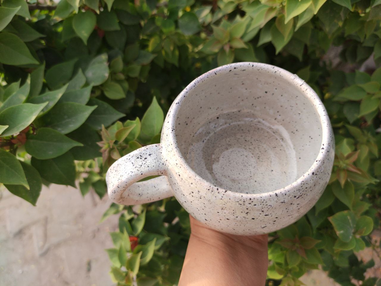 Bowl Marble Pottery Mug 350 ml - Customization Options
