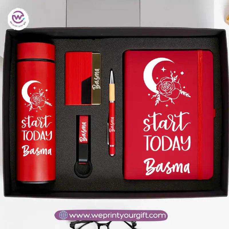 Personalized Success Gift Box with Name – 5-Piece Motivational Luxury Set - WE PRINT