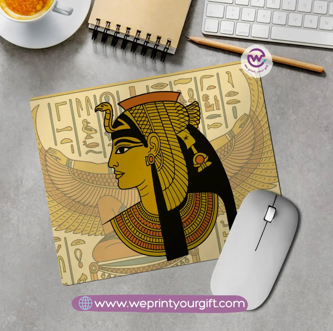 Egyptian Pharaonic Mouse Pad – Ancient Art Reimagined - WE PRINT