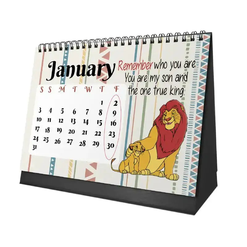 The Lion King Desk Calendar 2026 - WE PRINT