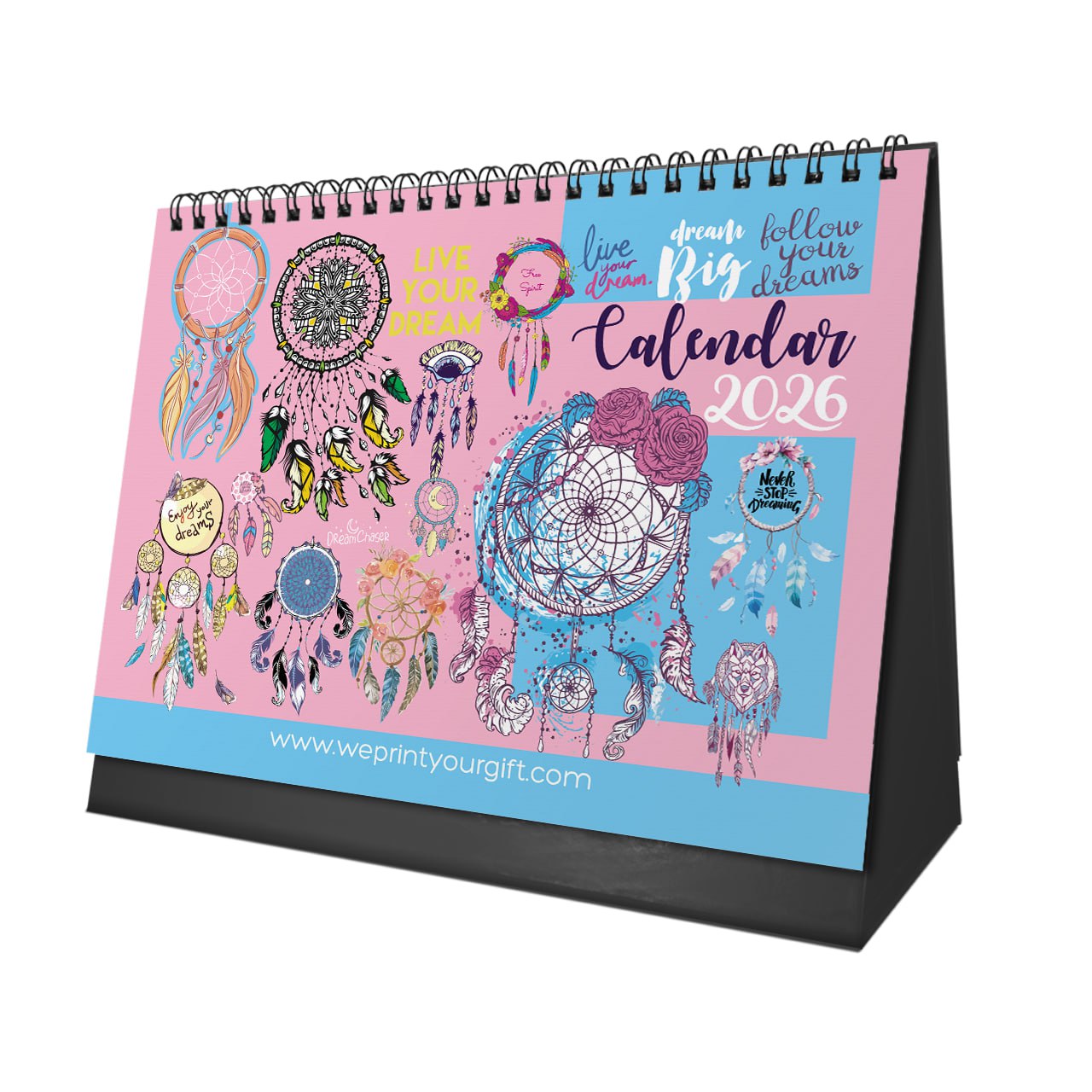 Dreamcatcher Desk Calendar 2026
