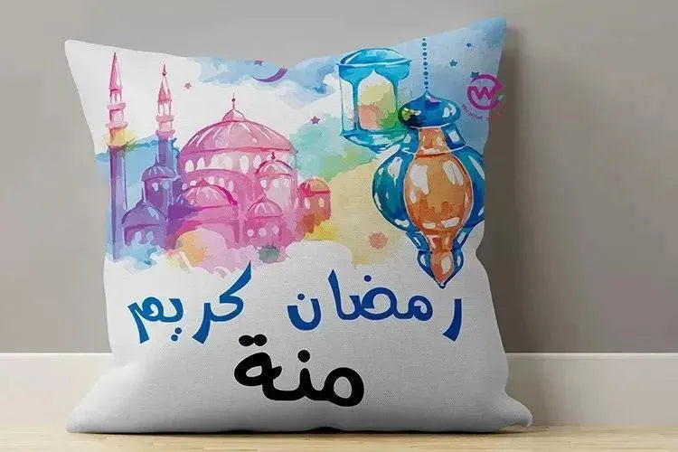Canvas Cushion-Square Shape - Ramadan -A - WE PRINT