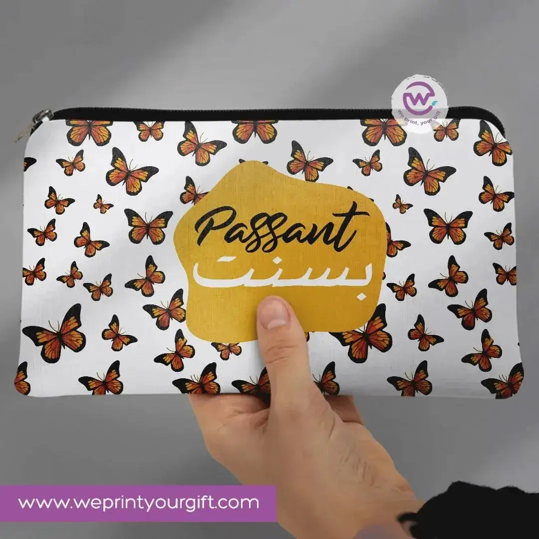 Canvas - Pencil Case -Arabic & english names - WE PRINT