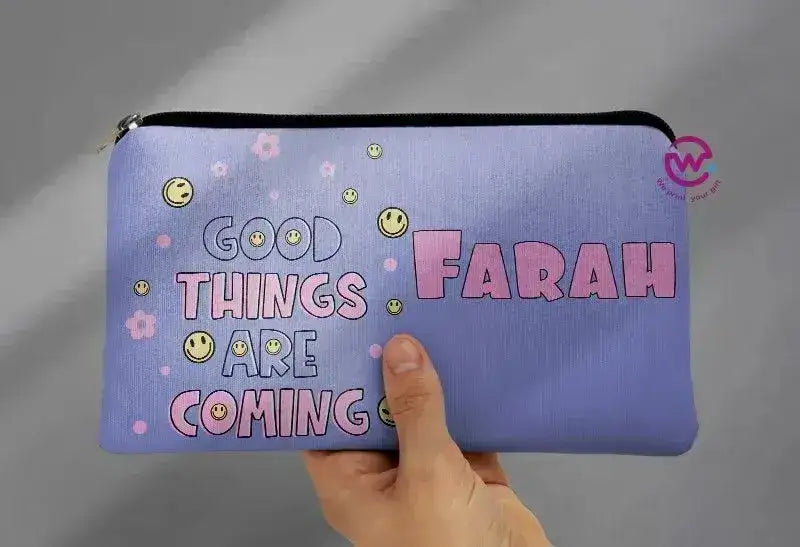 Canvas - Pencil Case -inspirational quotes - WE PRINT