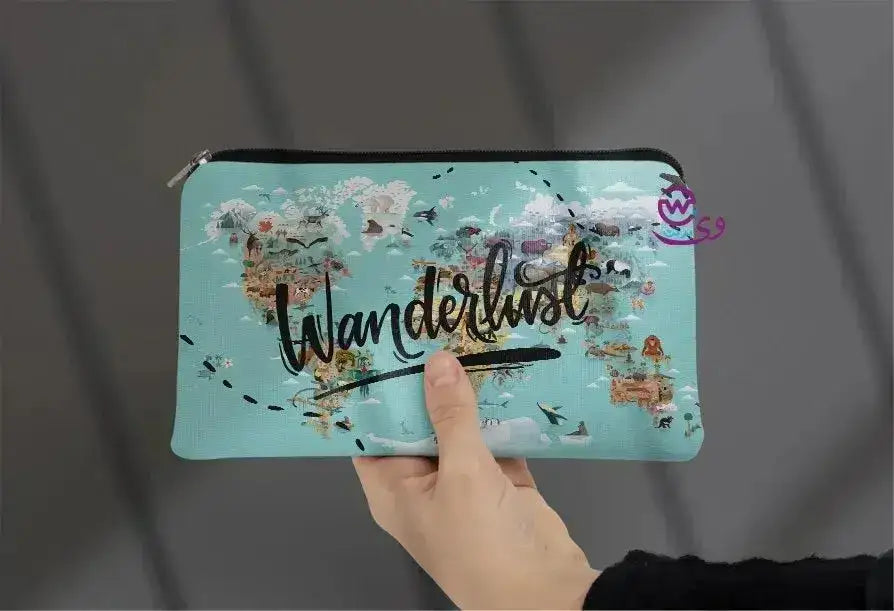 Canvas - Pencil Case -Traveler - WE PRINT