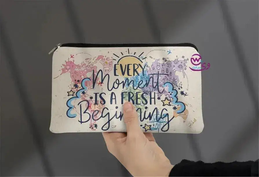 Canvas - Pencil Case -Traveler - WE PRINT