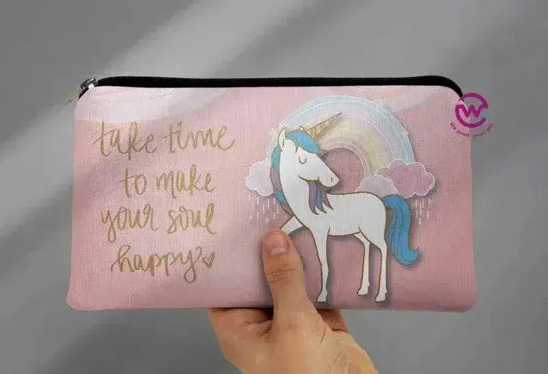 Canvas - Pencil Case - Unicorn - WE PRINT