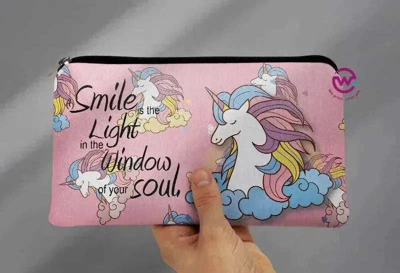 Canvas - Pencil Case - Unicorn - WE PRINT