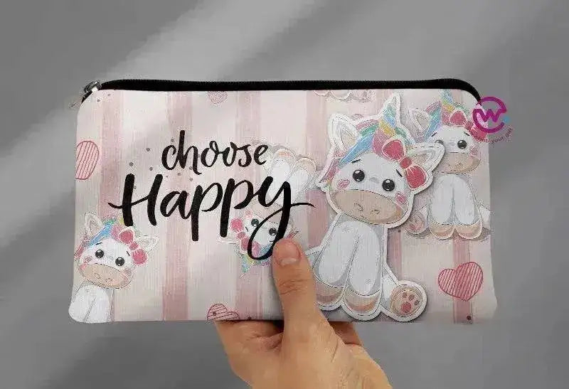 Canvas - Pencil Case - Unicorn - WE PRINT